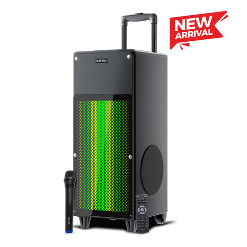 Intex Thriller 1000 | Trolley Speaker (100W Power & 3 Hours of Playback)